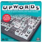 Spin Master Games, Upwords, Word Game with Stackable Letter Tiles & Rotating Game Board, 2023 Version, Family Game Night, Family Games, for Ages 8+