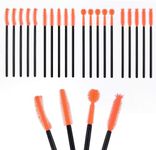 20pcs Sewing Machine Cleaning Brush, Reusable Silicone Dense Hair Cleaning Brush Cleaning Cotton Swab Sewing Tools Multipurpose Cleaning Swab Sticks for Paint Sewing Machine