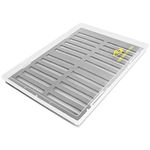 SF Collection Fly Boxes Clear Fly Fishing Box A4 Extra Large Capacity Slit Foam Fishing Competition Hook Tackle Boxes