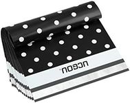 UCGOU Poly Mailers 10x13 Inch Black Polka Dot 100 Pack Patterned #4 Shipping Bags Mailing Envelopes Self Seal Waterproof and Tear Proof Boutique Postal Small Business for Clothes