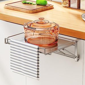 Wotendy Over the Cabinet Door Organizer, Hanging Storage Organizer for Kitchen For Pantry, Bathroom, Cleaning Supplies, Bakeware