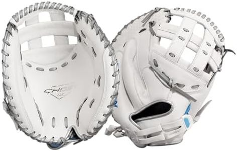 Easton | GHOST NX Fastpitch Softball Catcher's Mitt | 34" | H-Web | Right Hand Throw