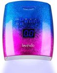 Lavinda UV LED Nail Lamp, 48W Cordless Nail Lamp Large Space Fast Nail Dryer with Gel Nail UV Light Auto Sensor Gel Curing Lamp with 4 Timers, Gradient Color