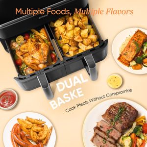 COSORI Dual Air Fryer 8.5L – Large Capacity Oil-Free Cooker