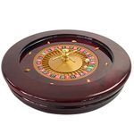 Yuanhe Deluxe Roulette Wheel Set - 20Inch Casino Grade High Glossy Roulette Game Set with 2 Balls Pills,Very Smooth Spinning Action,Great for Home Game Night or Professional Use