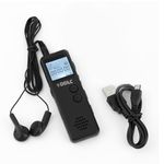 DDLC Digital Voice Recorder Voice Activated Recorder Noise Reduction Dictaphone MP3 Player HD Recording 10h Continuous Recording Line-in Function for Meeting Lecture Interview Class MP3 Record (DVR)