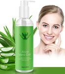 Aloe Vera Gel with Hyaluronic Acid, ANMI Pure Aloe Vera Soothing Gel 100% Natural, After Sun Body Moisturisers - Care for Sunburn, 250ML