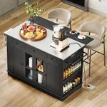 YITAHOME Kitchen Island with Stainl