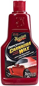 Meguiar's Deep Crystal Carnauba Wax - Premium Liquid Wax for a High Gloss Finish - Best Synthetic Wax Detailer for Cars - Easy Application Carnauba Wax - Car Scratch Remover Wax - 473ml