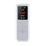 Handheld Nuclear Radiation Detector, for GEIGER Counter, Portable Digital Nuclear Radiation Detector β γ X-Ray Dosimeter Monitor Meter(white)