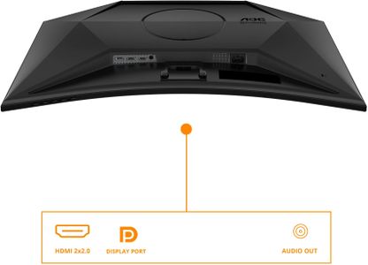 AOC 27" Curved Gaming Monitor – FHD, 280Hz, 1ms, HDR10, FreeSync, Black/Gray