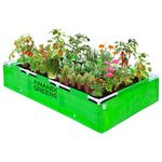 Anandi Green's HDPE UV Protected 360 GSM Rectangular Plants Grow Bag Suitable Terrace Gardening | Vegetable Garden | with PVC Frame (6x3x1 Fit) Pack of 1