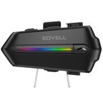 EDYELL Bluetooth Dual Earphone for Helmet | Wireless On Ear V5.4 | HD Calling and HiFi Music | IP67 Waterproof Headset | Compatible with All Helmets-C5S (C5S)