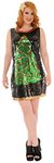 Delicious Sequin Front Pull Over Dress Holiday Cheer, Multi, X-Small