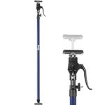 XINQIAO Support Pole, Steel Telescopic Quick Support Rod Adjustable 3rd Hand Support System, Supports up to 154 lbs Construction Tools for Cabinet Jacks Cargo Bars Drywall Support (Blue, Long-1 Rod)