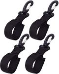 MOPHOEXII 4 PCS Kayak Paddle Holder Kayak Paddle Clip Kayak Paddle Storage Clip/Attached to Your Pad Eye OR D Rings/Hold Two Paddles - No Paddles Included