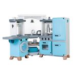 Step2 Cook & Care Corner Kitchen & Nursery for Kids, Interactive Lights & Sounds, Realistic Sink, Fridge, & Washing Machine, Pretend Playset Kids 3-6 Years