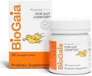 BioGaia Kids Probiotic | Ease Digestive Discomfort | Support Digestive Health & Regularity | Ages 3+ | Allergen, Dairy, Soy & Gluten Free | Pediatrician Trusted | 30 Day Supply | Lemon-Lime Flavored