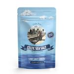 1lb Celtic Sea Salt - (454g) | 100% Organic Unrefined Celtic Salt | Rich in 82+ Essential Minerals | Hand Harvested Light Grey Coarse Celtic Salt Crystals from France