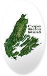 CafePress Cape Breton Oval Bumper S