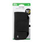 Nite Ize Fits All Phone Holster - Vertical or Horizontal Protective, Clippable Cell Phone Holder for Your Belt Or Waistband - Horizontal - Extra Large - Black