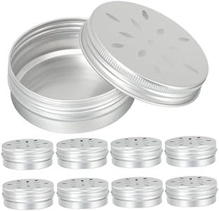 Ipetboom 10Pcs Metallo Sniffle Contenitori Cani Caso Contenitore Strumento Cane da Lavoro per Accessori in Alluminio Titolare Profumo Barattoli Odore di Formazione di Latta Rotondo