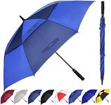 Baraida Golf Umbrella 62/68/72 Inch, Extra Large Oversize Double Canopy Vented Windproof Waterproof Umbrella, Automatic Open Golf Umbrella for Men and Women and Family(68 inch,Royal Navy Blue)