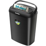 High-Performance Paper Shredder, 14-Sheet Cross Cut, 6.6-Gallon Basket, P-4 Security, 3-Mode Design - Jam Proof Heavy Duty Office Shredder (ETL Certified)