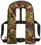 Harveys 'Stalker' Automatic Camo Pattern Gas Fishing Lifejacket