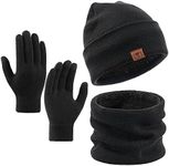 OZERO Winter Beanie Gloves Scarf se