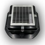 Solar RoofBlaster 2.0 with Black Vent | Solar Attic Vent | Solar Roof Vent | Solar Roof Attic Fan | New and Improved Design