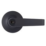 BRINKS Commercial - Light Duty Keyed Door Entry Lever, Matte Black Finish - Meets ANSI Grade 2 Standards and is ADA Compliant