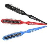 Diane 3-row Wire Bristle In Cushion Base Wig Hair Brush #8132,Assorted Colors by Diane