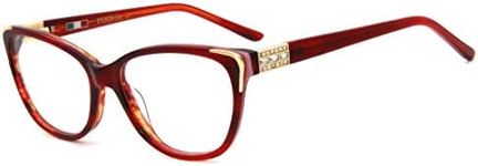 Cat Eye Glasses Frame for Women Non Prescription Glasses Clear Lens Glasses Vintage Red Eyeglasses