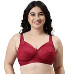 Enamor FB06 Classic Lift Full Support Bra - Non-Padded Wirefree Full Coverage