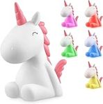 Sweet Ponies Unicorn LED Night Light - Color Changing Bedroom Lamp in Gift Package - Rechargeable