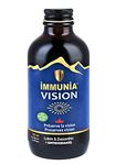 Immunia VISION - Wild blueberry concentrate + Lutein & Zeaxanthin. Eye Health Antioxidant Supplement. Eye Vitamins to PRESERVE vision. Liquid formula. Delicious taste. 5 ml/day (for 24 days). Fruits from Canada. (1-pack)