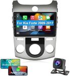 Podofo Car Stereo Radio for Kia Forte 2009-2017 9 Inch Android 13 Stereo with Wireless Apple CarPlay Android Auto, HiFi, WiFi, GPS, RDS/FM Radio, Bluetooth + Backup Camera