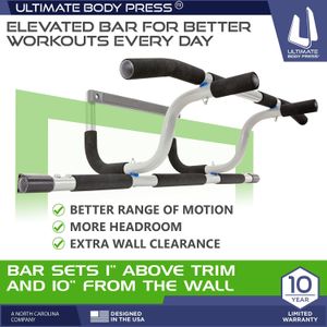 Ultimate Body Press XL Pull Up Bar – Heavy Duty Doorway Trainer