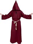 Kitimi Monk Costume Adult Men, Hood