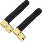 Shopcorp GSM Omni Directional Thumb Antenna with SMA Male L-Type Connector – CDMA and WCDMA, 2.5 dBi Gain and 900-1800 MHz (2 Pack)