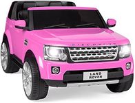 Best Choice Products 12V 3.7 MPH 2-Seater Licensed Land Rover Ride On Car Toy w/Parent Remote Control, MP3 Player - Pink