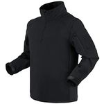 Condor Men's Patrol 1/4 Zip Softshell Jacket Black size XL