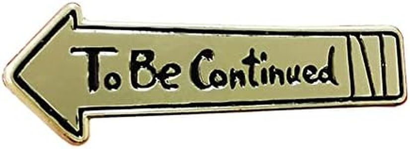 JOJO Bizarre Adventure Anime Enamel Pins Cartoon Brooch Higashikata Josuke Ending Words To Be Continued Brooches Backpack Badge Jewelry Accessories Gift Friend, Metal
