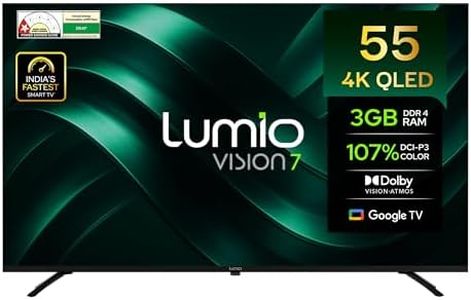 Lumio Vision 7 139 cm (55 inches) 4K Ultra-HD Smart QLED Google TV FTW3-ADSG