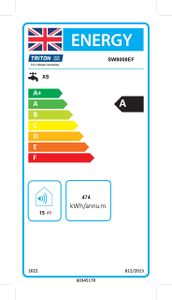 Triton T80 Easi-Fit Electric Shower 8.5kW – White