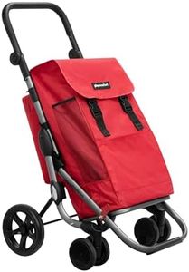 Play-market Shopping Trolley, Metal, Red, Large