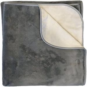 Mambe Blanket Co. Waterproof Mambe Silky Soft Throw for Dogs, Cats, Medium, Buff-Dove