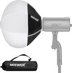 NEEWER 12"/30cm Lantern Softbox with NEEWER Mount, Quick Release 360° Omnidirectional Light Diffuser Modifier Mini Softbox with Diffuser/Bag for MS60 MS60B MS60C MS150B LED Video Studio Light, NS6L