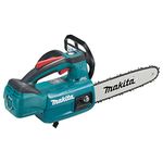 Makita DUC254RT 18V LXT Brushless Cordless 10" Chainsaw Kit with Battery (5.0 Ah), Rapid Charger & Accessory Bag